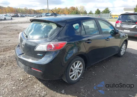 2012 Mazda Mazda3 I Touring z USA, uszkodzony, nr VIN JM1BL1L80C1589508
